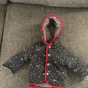 Burt’s Bees Baby Reversible Jacket size 6-9 months